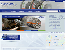 Tablet Screenshot of kovokubat.cz
